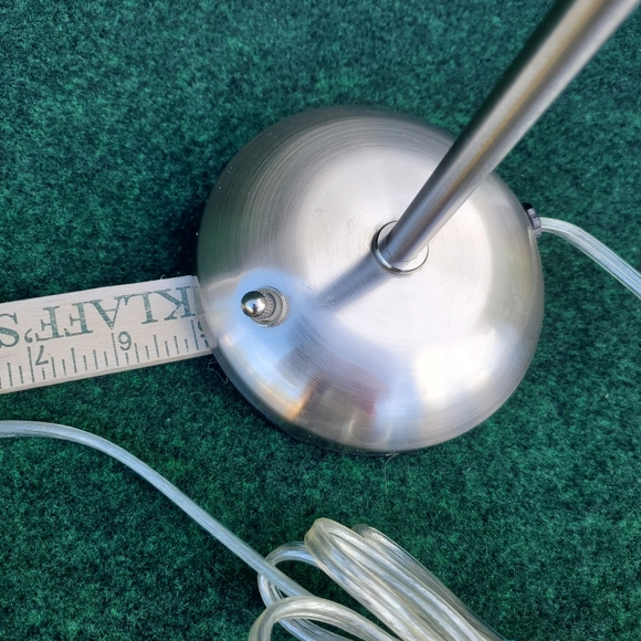 VTG Stainless Steel Flexible Desk or Shop Lamp, 20in Height MCM EUC - Picture 6 of 11